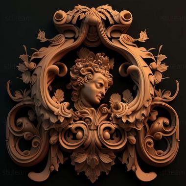 3D model rococo (STL)